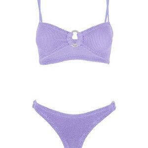 Hunza G Lilac Knit Bikini